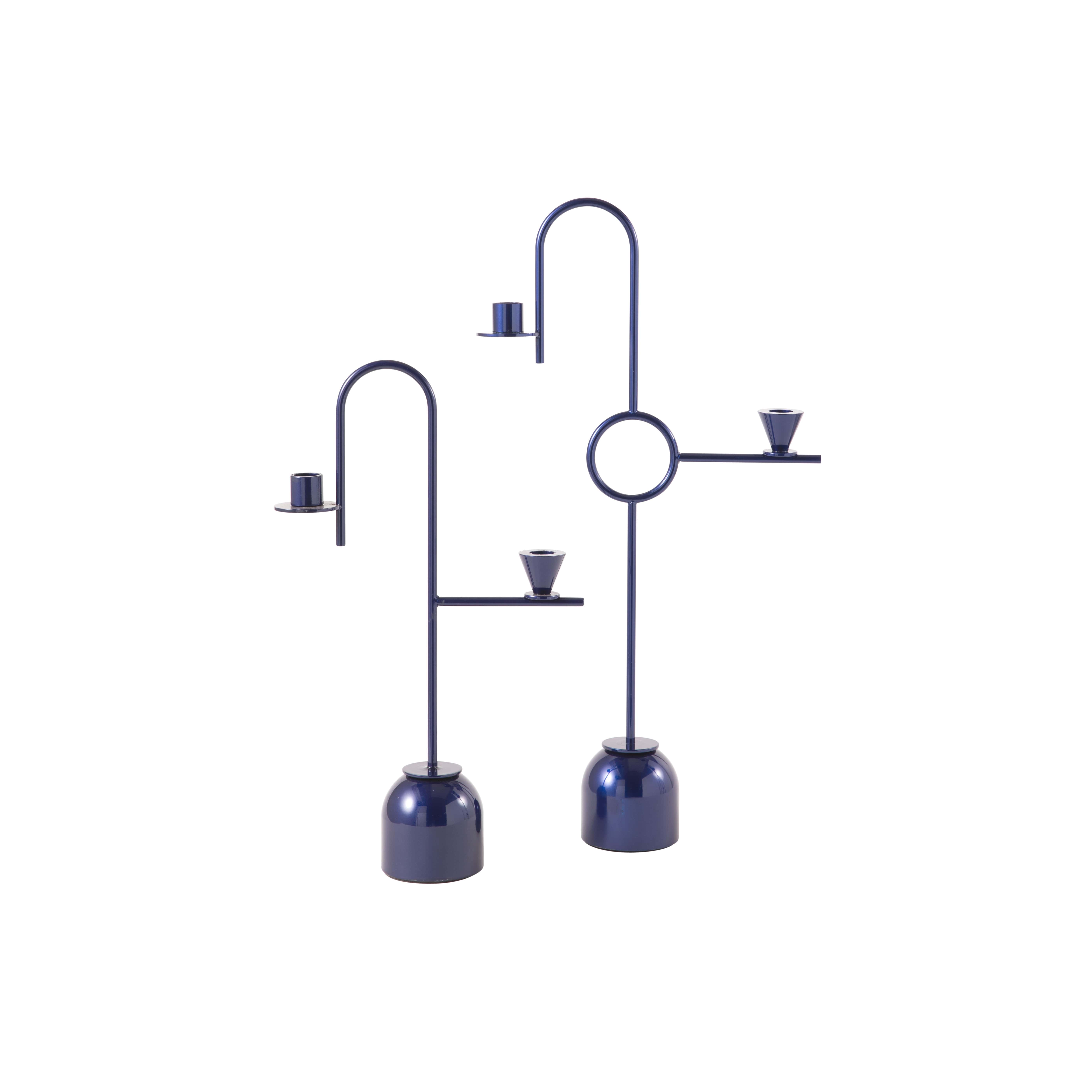 Cappellini Blue Candleholders