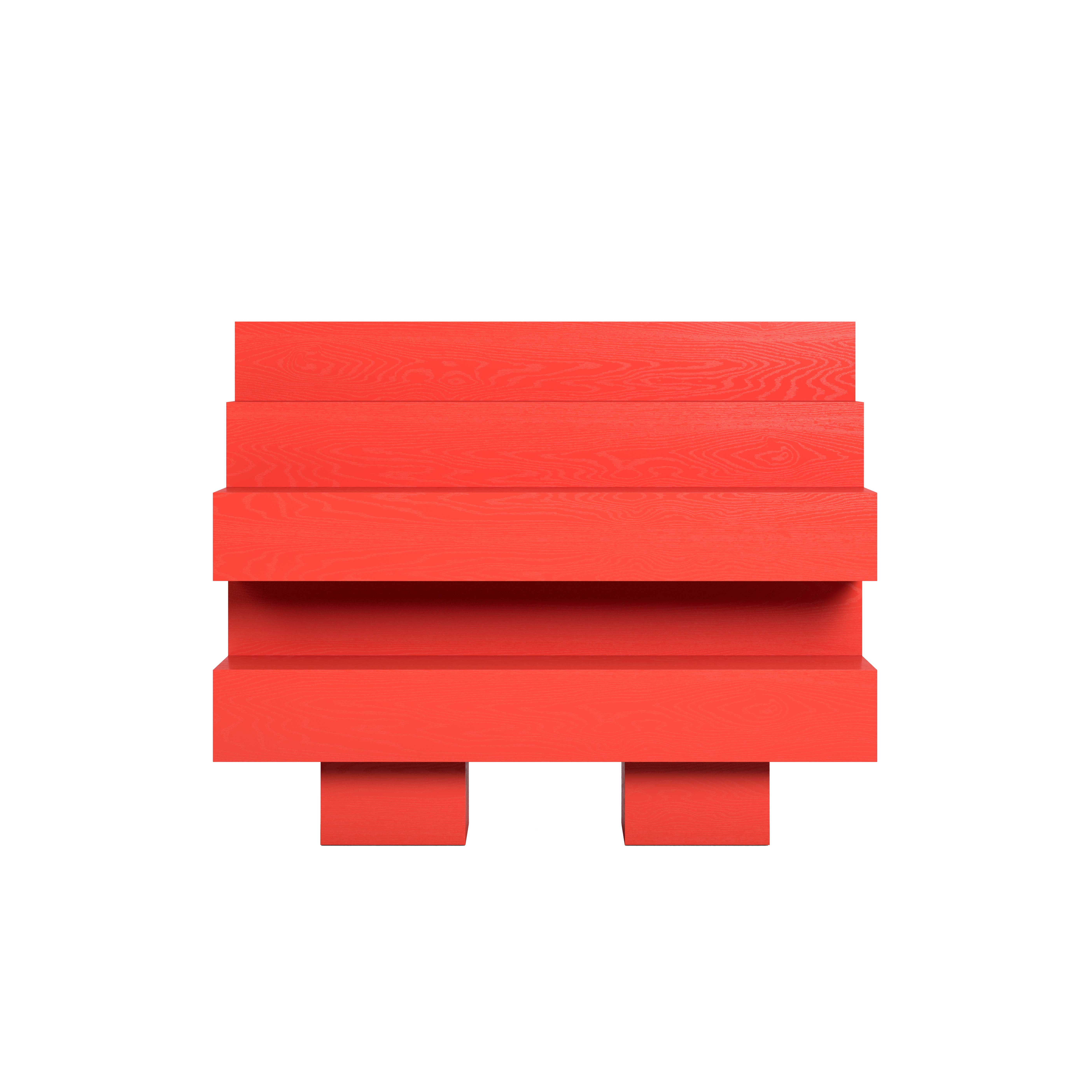 Cappellini Red Bookcase