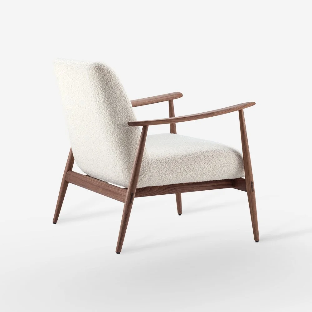 Gazzda Aska Lounge Chair - Walnut — Gazzda
