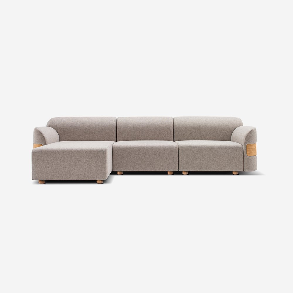 Gazzda Hugg Modular Sofa 3 Plus Seater — Gazzda