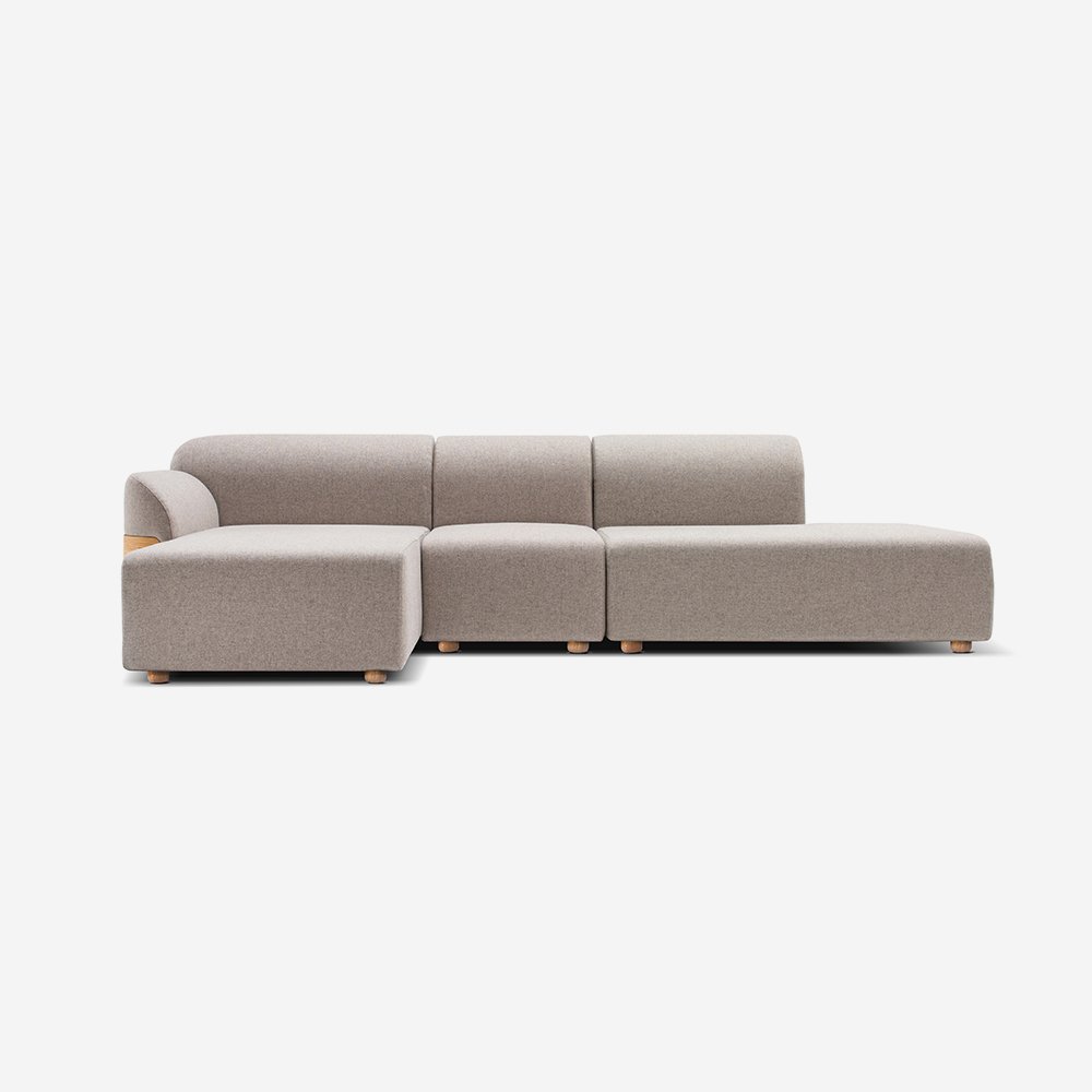 Gazzda Hugg Modular Sofa 3 Seater — Gazzda