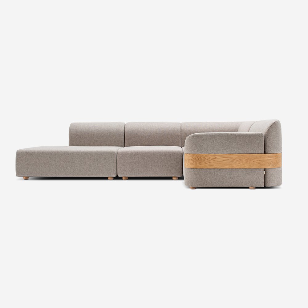 Gazzda Hugg Modular Sofa Corner Combination — Gazzda