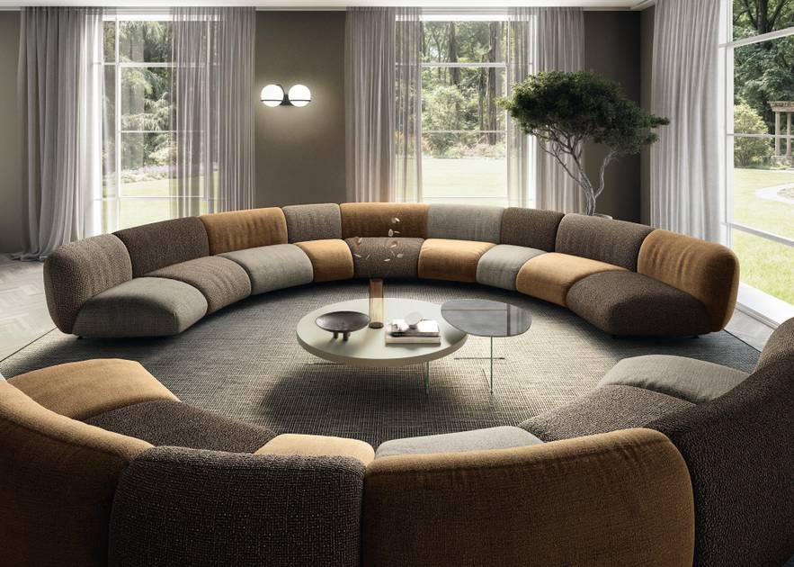 Lago Curved Sofa