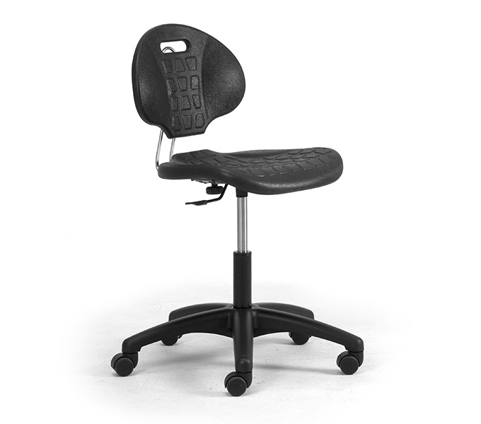 Leyform Ergonomic task armchair with soft polyurethane integral skin (PU)