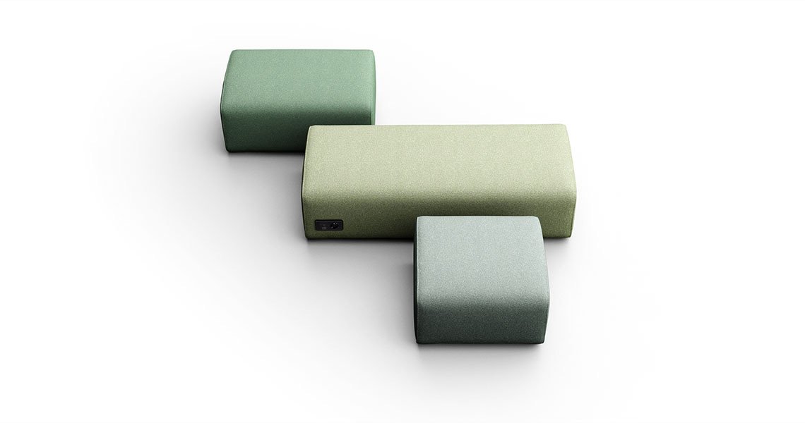 Leyform Sofas and pouffes for salons, shops and stores furniture