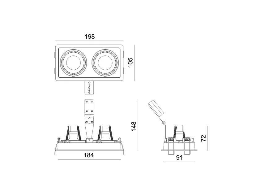 Molto Luce Qana Double Square R – Bild 2