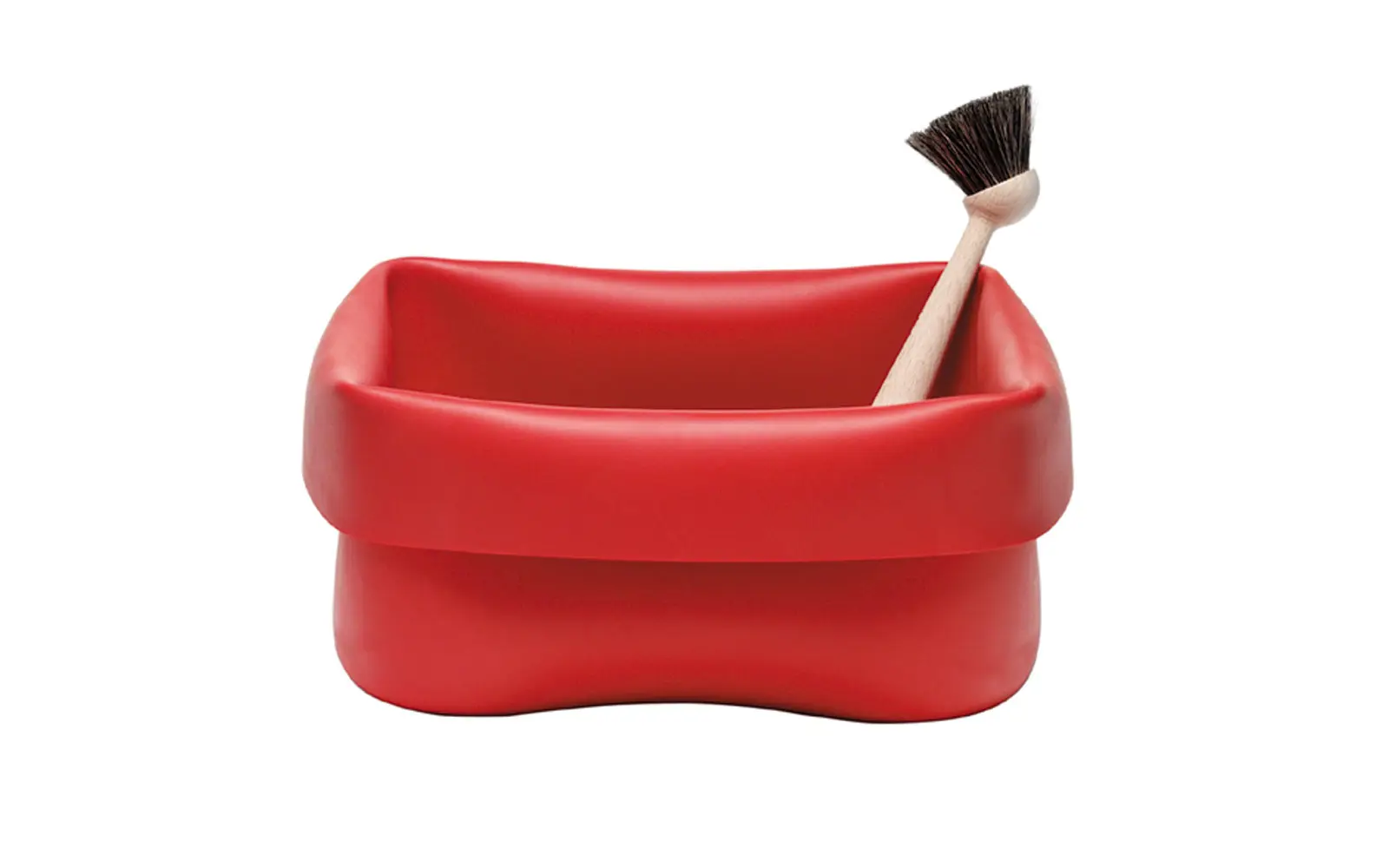 Normann Copenhagen Abwaschschüssel & Bürste rot