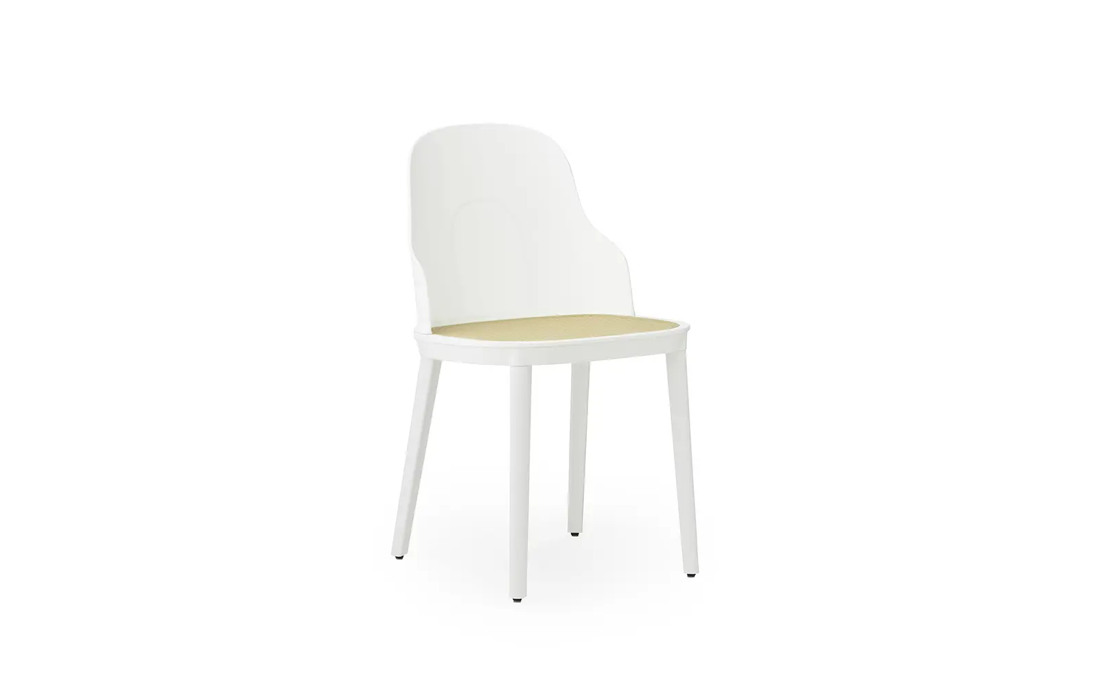 Normann Copenhagen Allez Chair Molded Wicker, White/Polypropylene