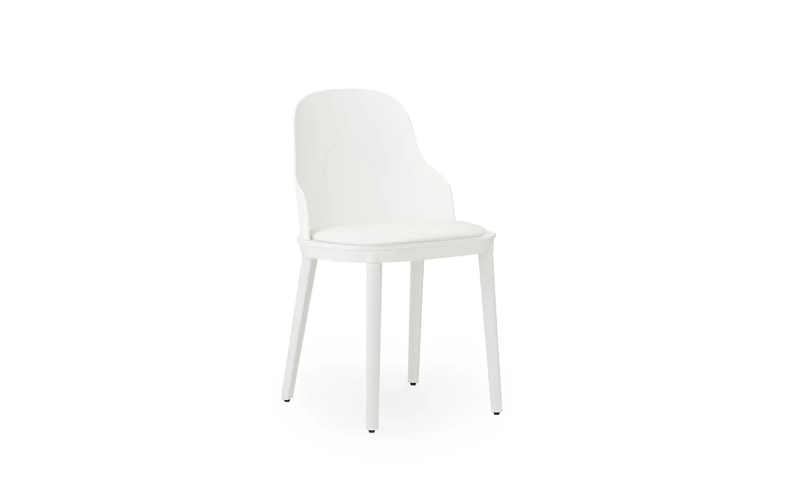Normann Copenhagen Allez Chair Upholstery Ultra Leather, White/Polypropylene