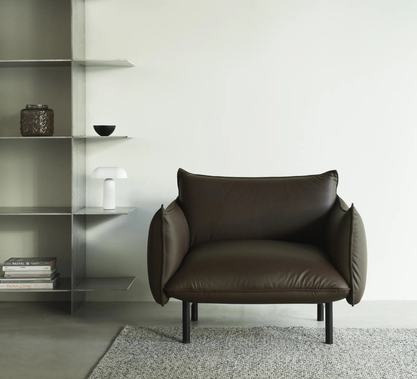 Normann Copenhagen Ark Sessel Schwarz stahl Canvas – Bild 9