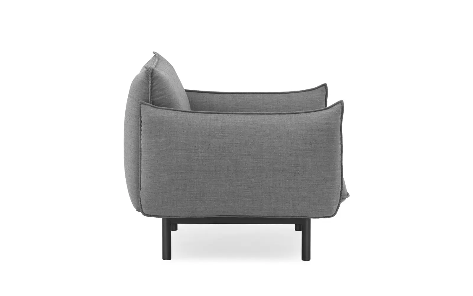 Normann Copenhagen Ark Sessel Schwarz stahl Canvas – Bild 3