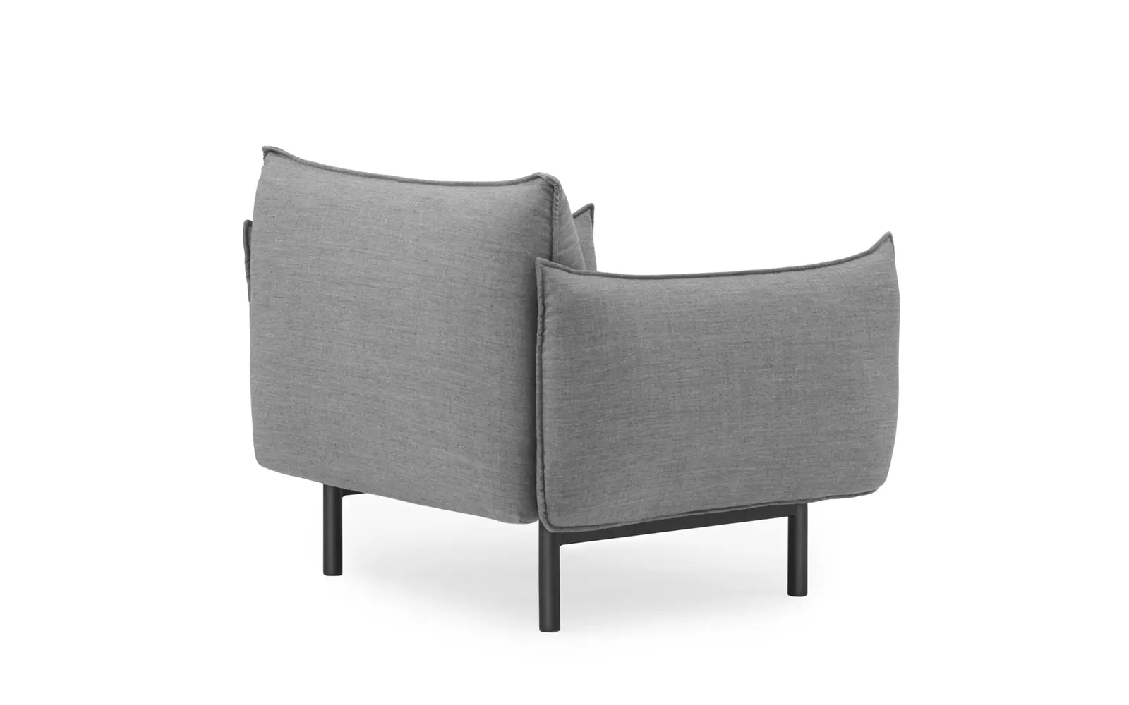 Normann Copenhagen Ark Sessel Schwarz stahl Canvas – Bild 4