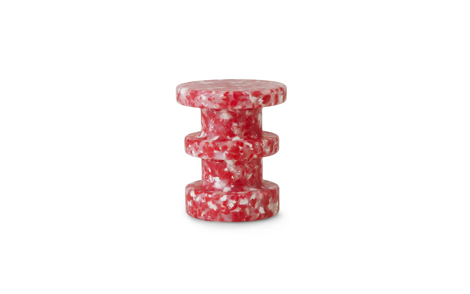 Normann Copenhagen Bit Hocker Stack Miniature Rot