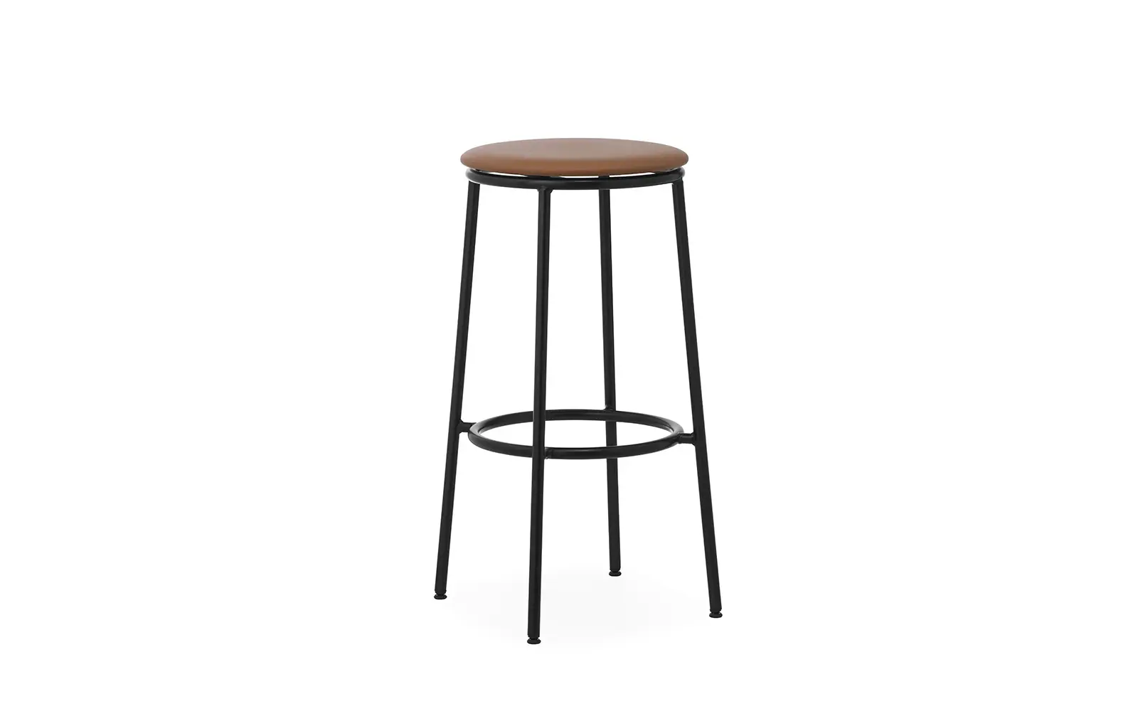 Normann Copenhagen Circa Barstuhl 75 cm gepolstert Ultra Leder