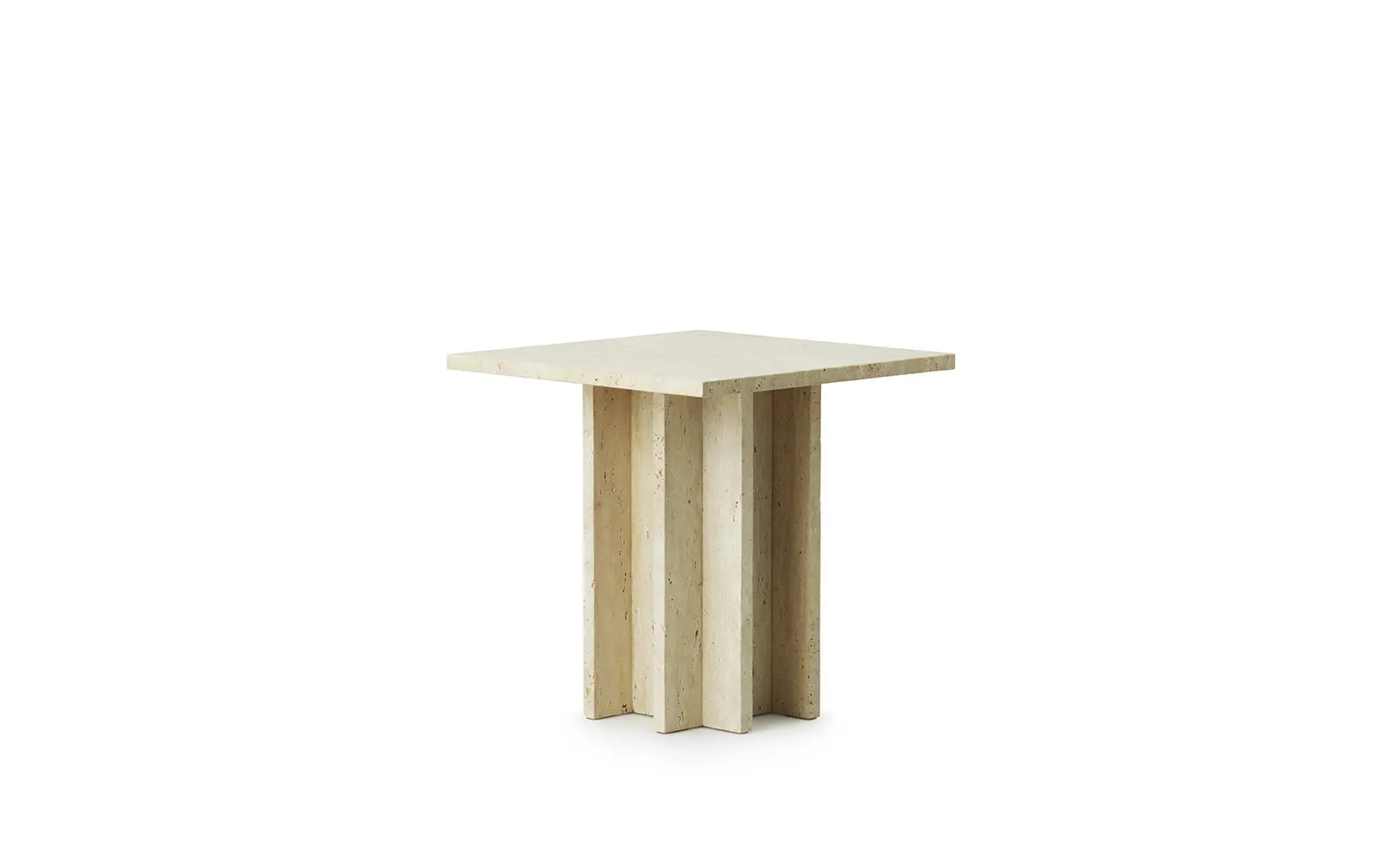 Normann Copenhagen Edge Couchtisch Klein Travertin