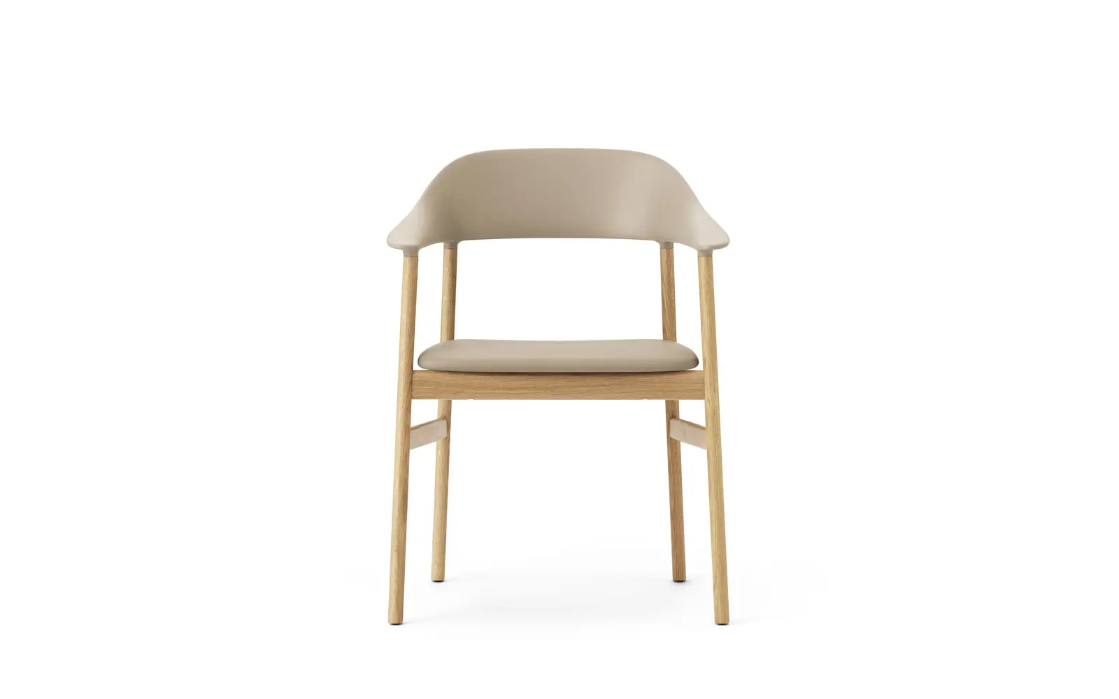 Normann Copenhagen Herit Armchair Upholstery Oak Spectrum Leather Sand – Bild 2