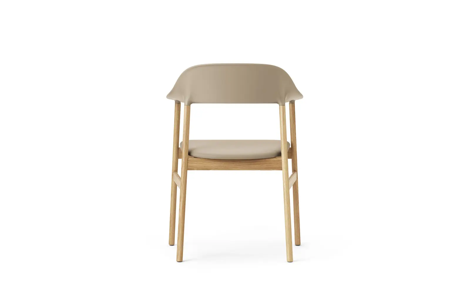 Normann Copenhagen Herit Armchair Upholstery Oak Spectrum Leather Sand – Bild 4