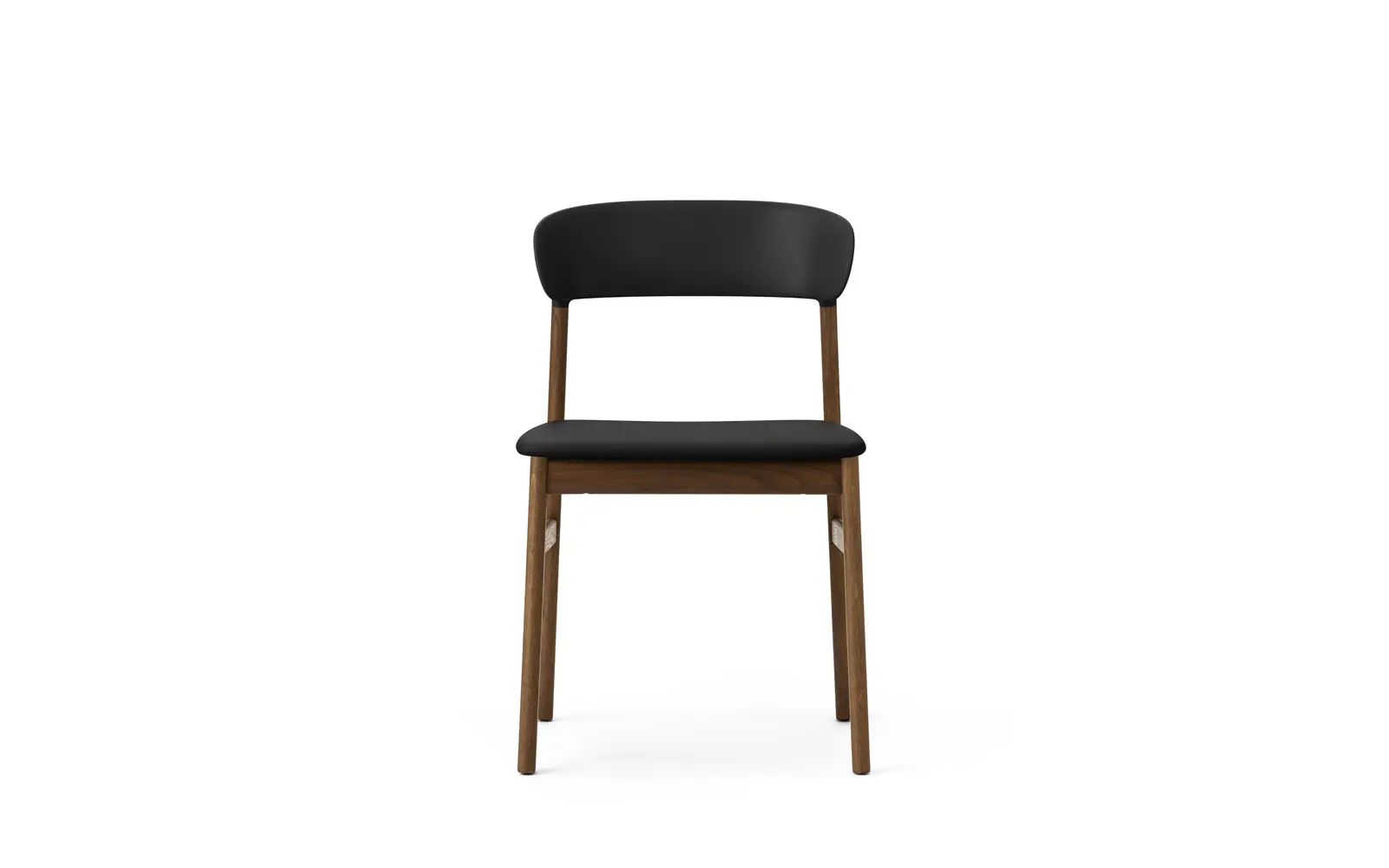 Normann Copenhagen Herit Chair Upholstery Smoked Oak Spectrum Leather Black – Bild 2
