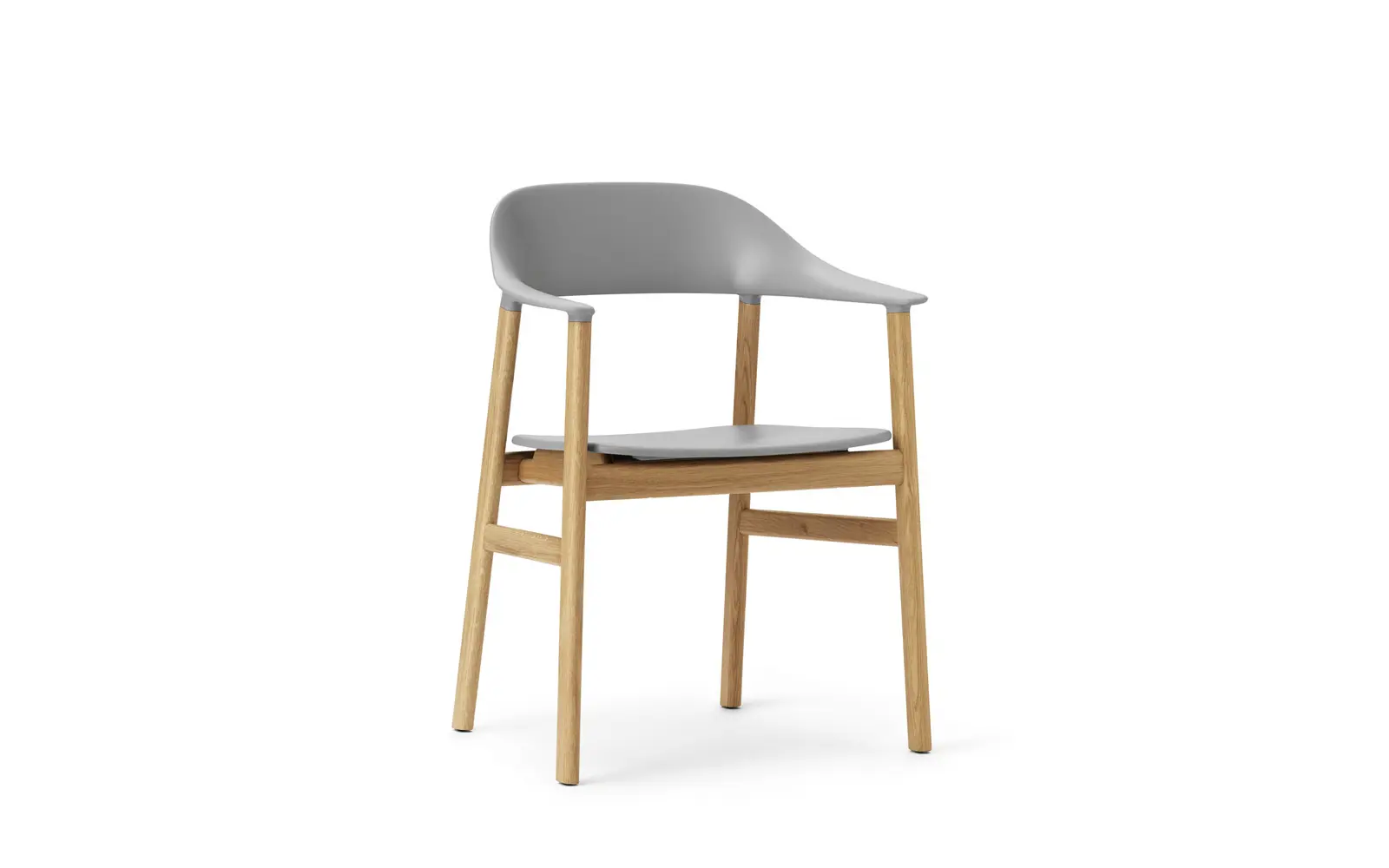 Normann Copenhagen Herit Lehnstuhl Eiche grau