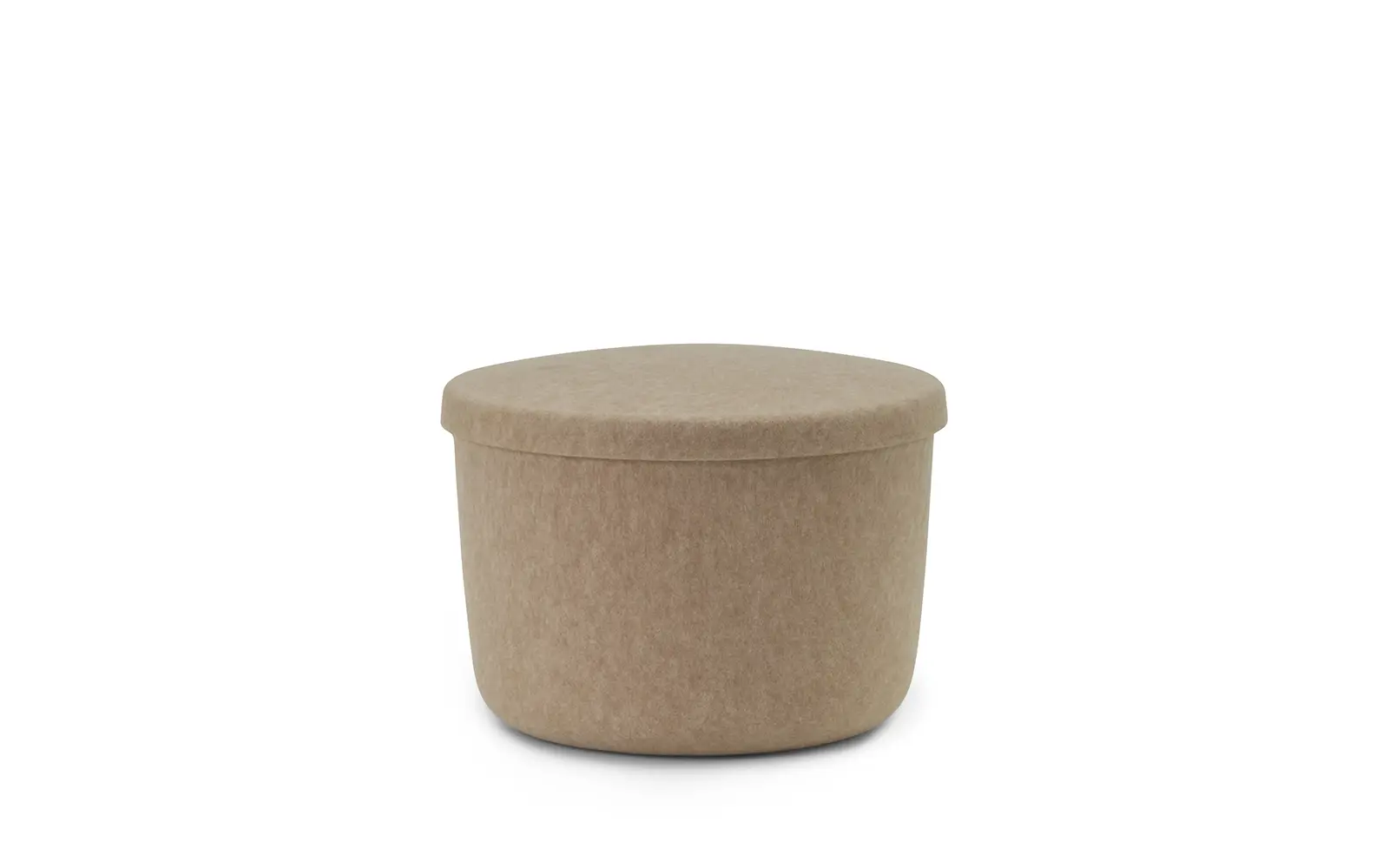 Normann Copenhagen Hide Opbevarings puf lille sand