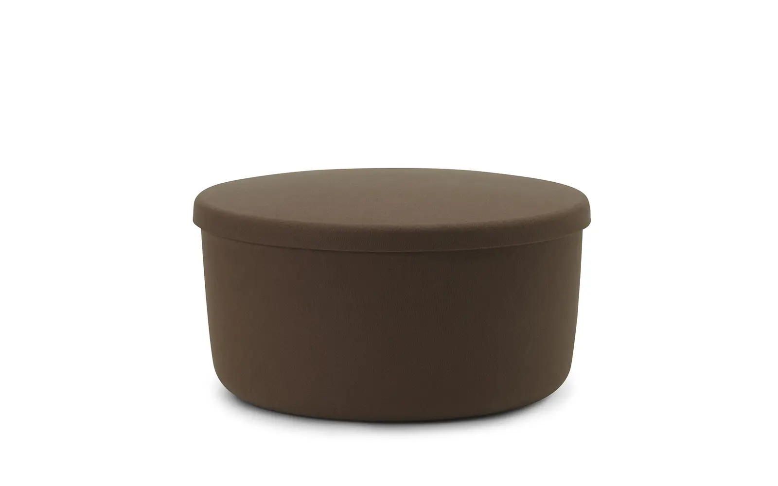 Normann Copenhagen Hide Stauraum Pouf Gross Braun