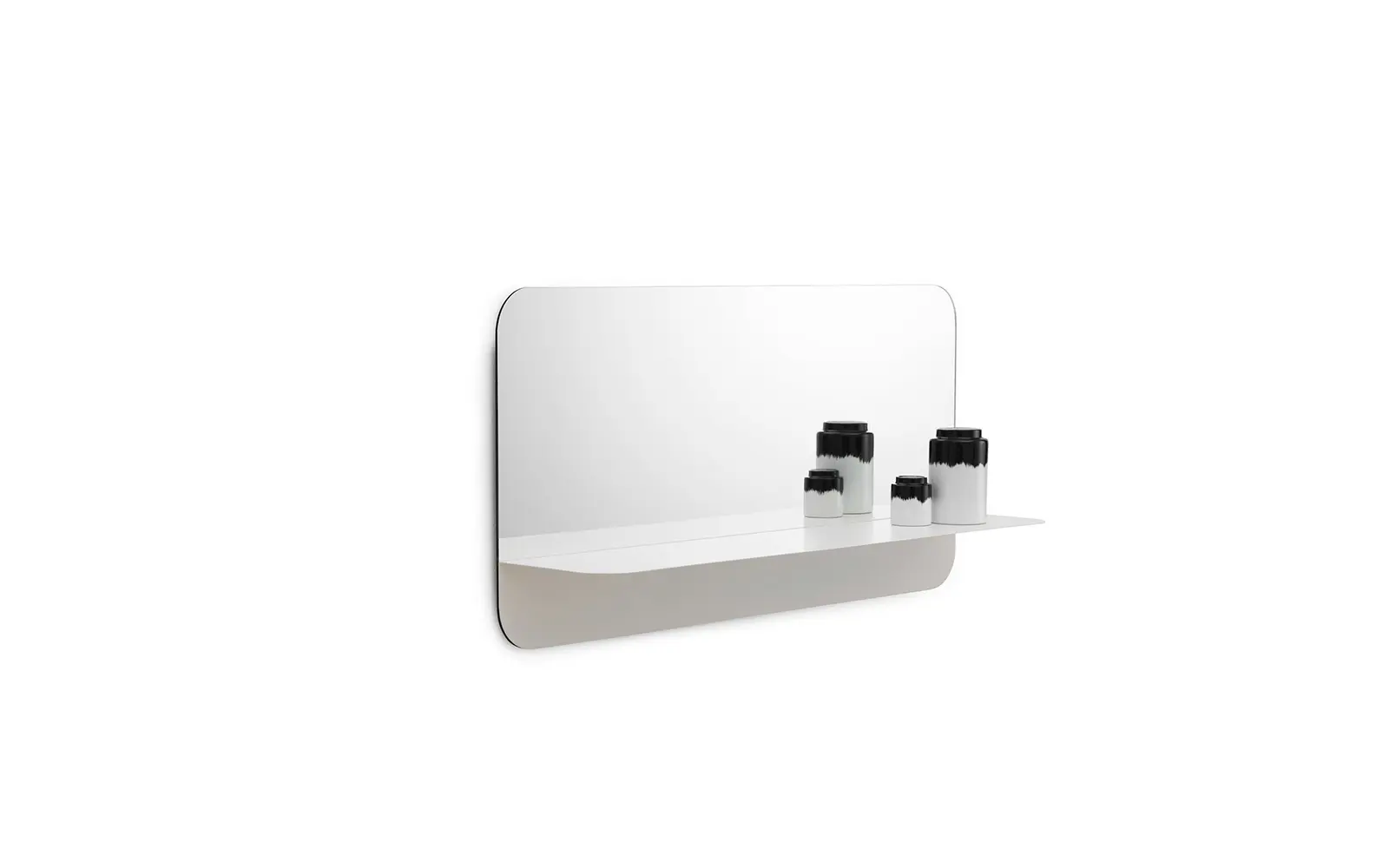 Normann Copenhagen Horizon Wandspiegel Horizontal weiß – Bild 2