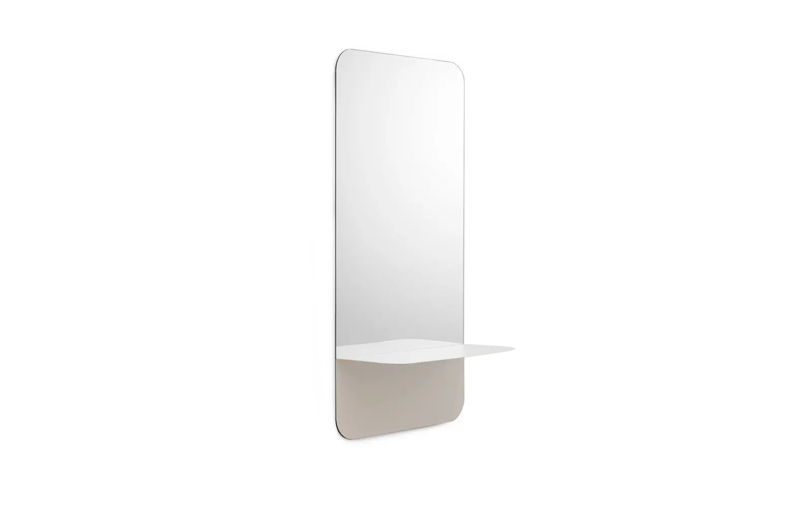 Normann Copenhagen Horizon Wandspiegel Vertikal weiß