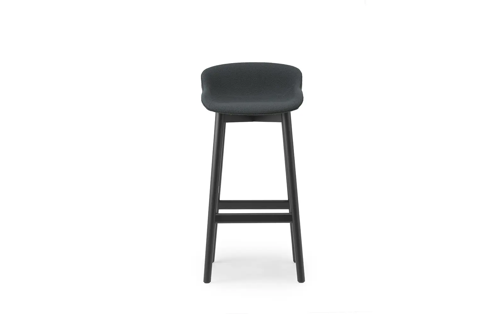 Normann Copenhagen Hyg Barhocker 75 cm Vollpolster Schwarze Eiche/Yoredale – Bild 2