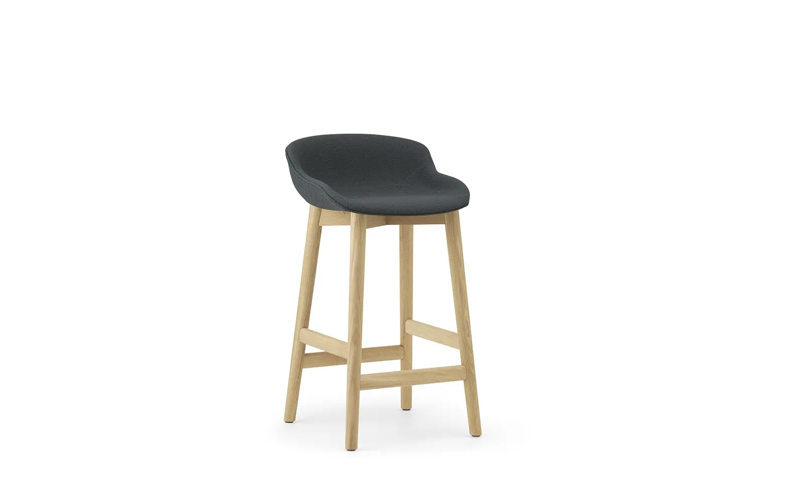 Normann Copenhagen Hyg Barstool 65 cm Full Upholstery Oak/Yoredale