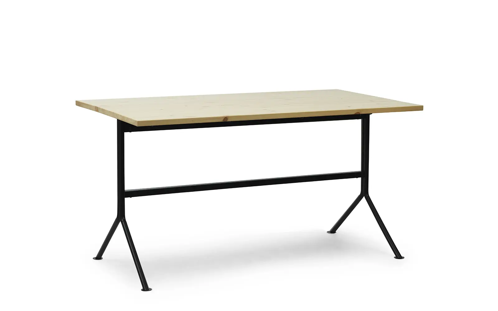 Normann Copenhagen Kip Schreibtisch Schwarz Stahl Kiefer