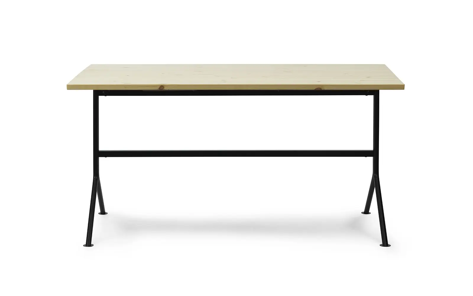 Normann Copenhagen Kip Schreibtisch Schwarz Stahl Kiefer – Bild 2