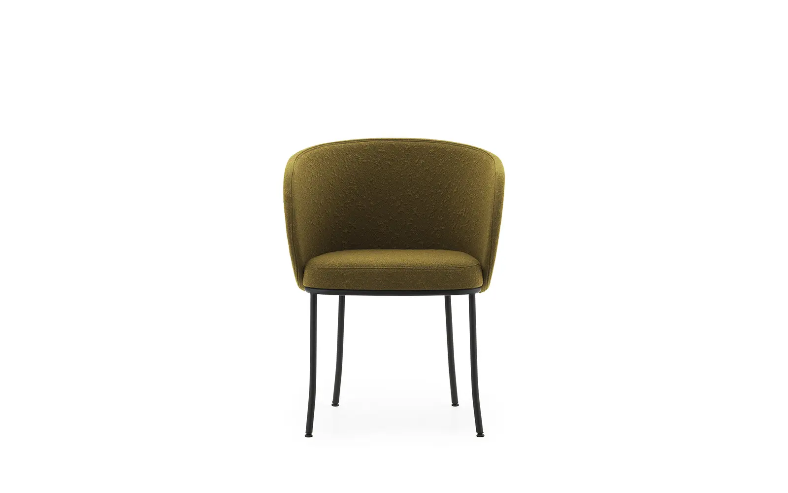 Normann Copenhagen Knit Armchair Black Steel Olive – Bild 2