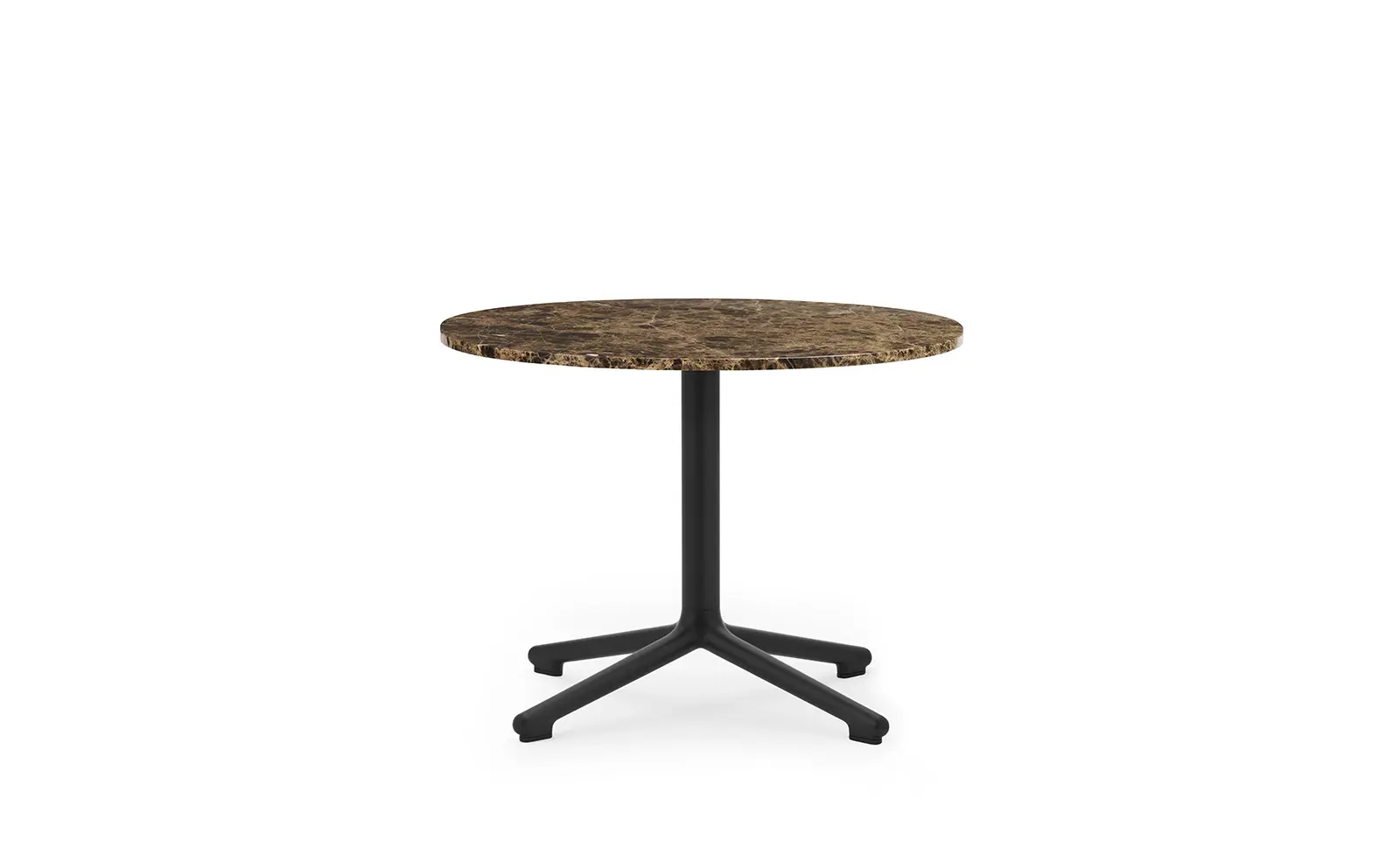 Normann Copenhagen Lunar Couchtisch schwarz alu H45 Ø60 cm marmor Kaffee