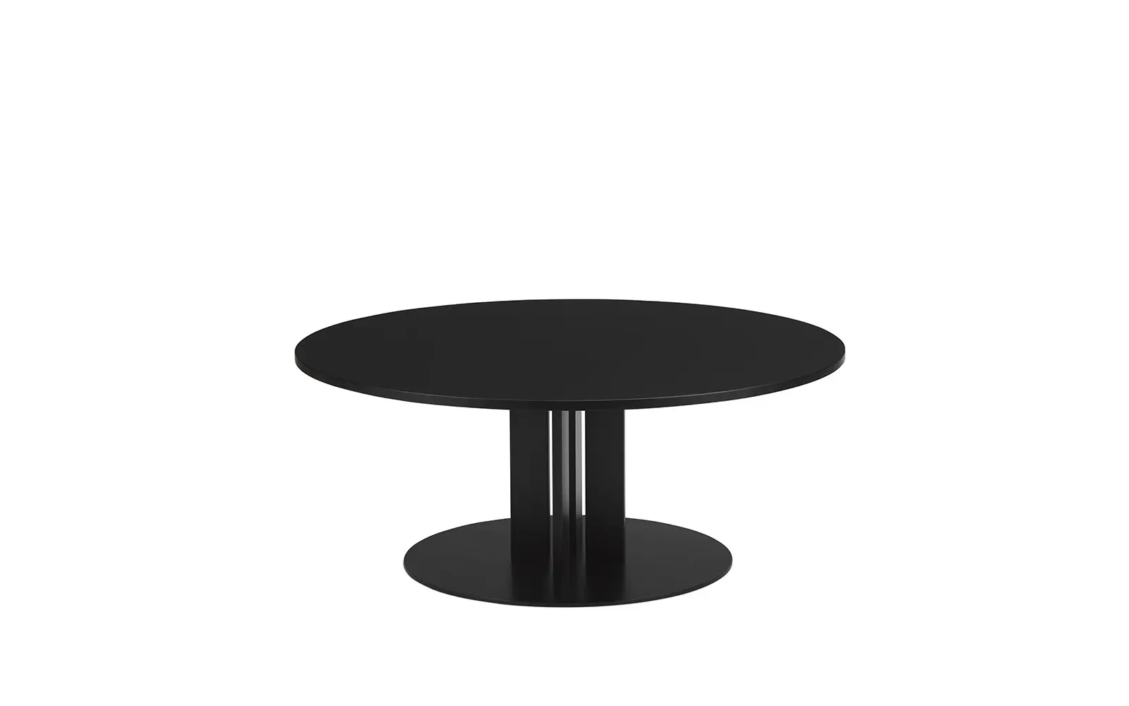 Normann Copenhagen Scala Coffee Table H40 Ø110 cm Black Oak