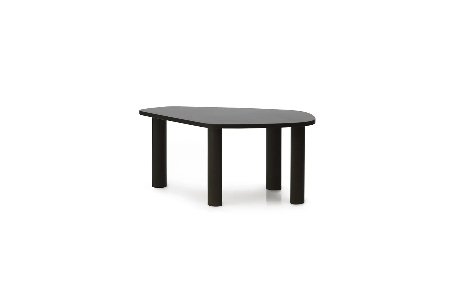 Normann Copenhagen Sculp Couchtisch Gross Braun Gebeiztes Eschenholz