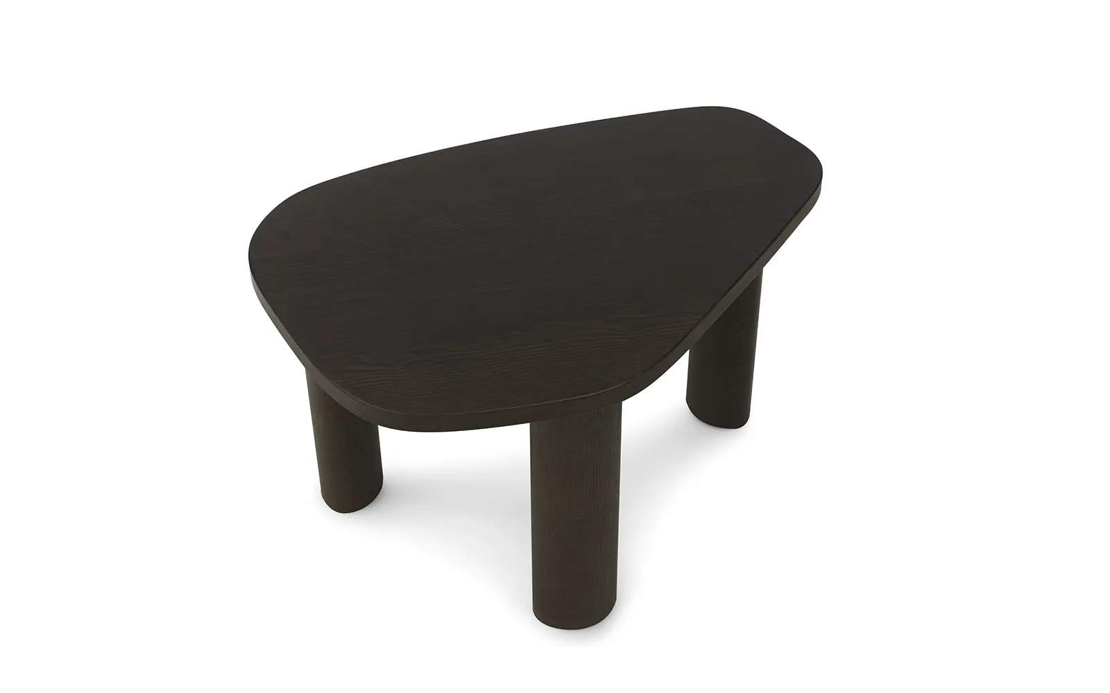 Normann Copenhagen Sculp Couchtisch Klein Braun Gebeiztes Eschenholz – Bild 3
