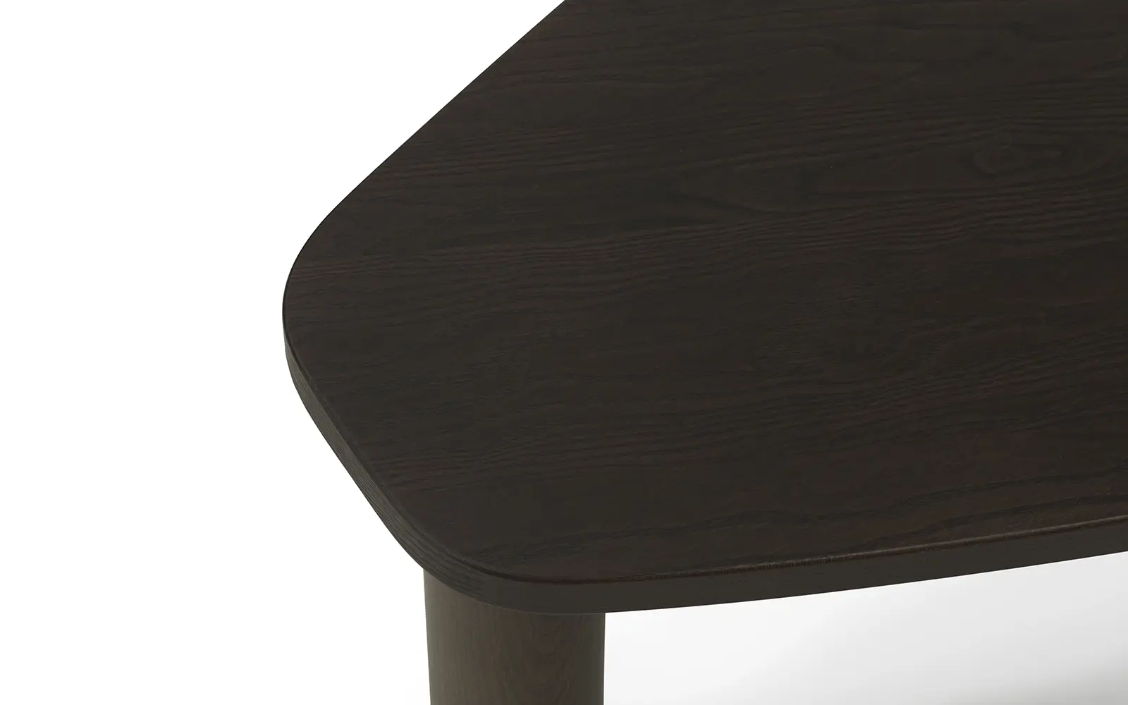 Normann Copenhagen Sculp Couchtisch Klein Braun Gebeiztes Eschenholz – Bild 4