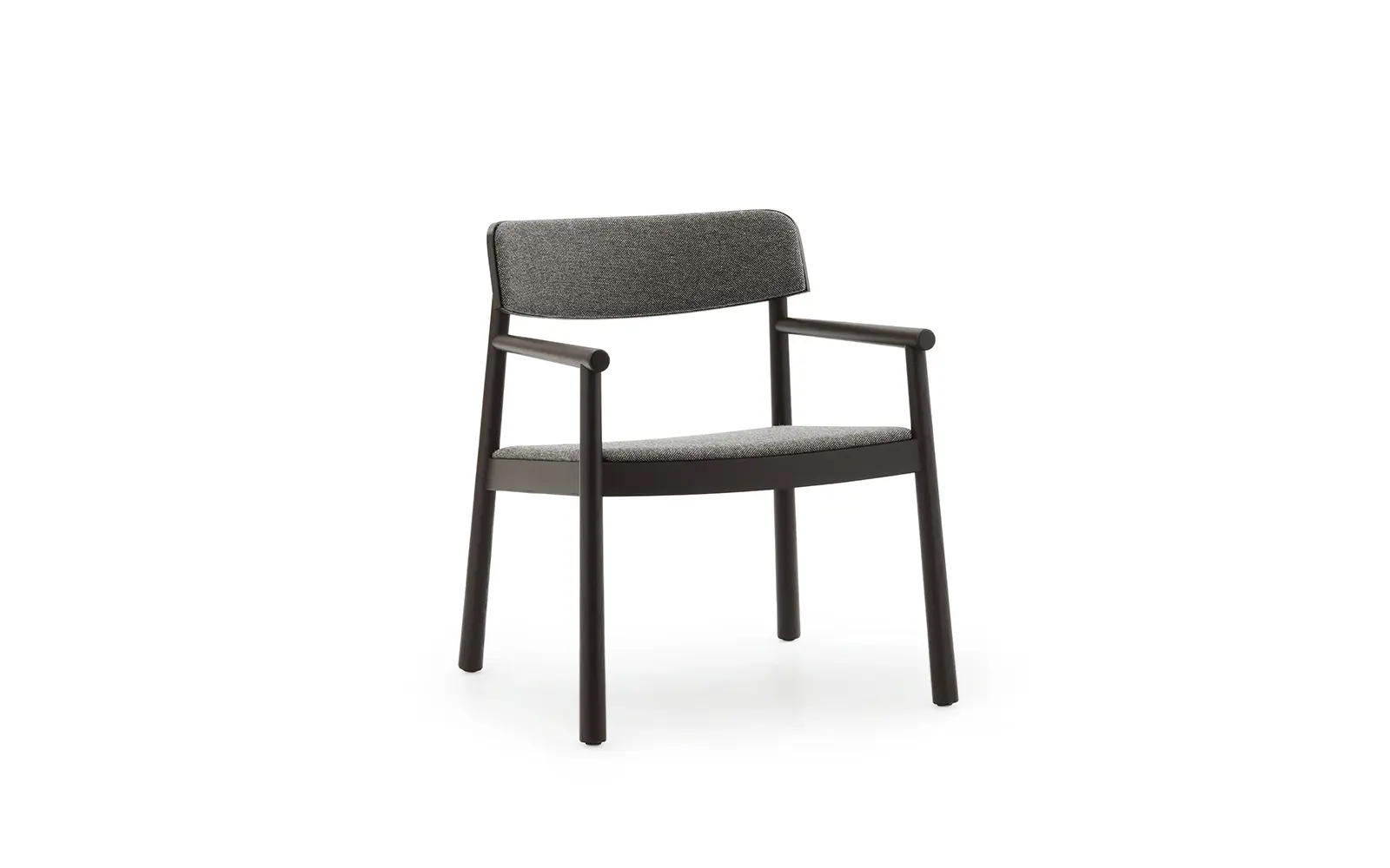 Normann Copenhagen Timb Lounge Armchair Upholstery Brown / Hallingdal 368