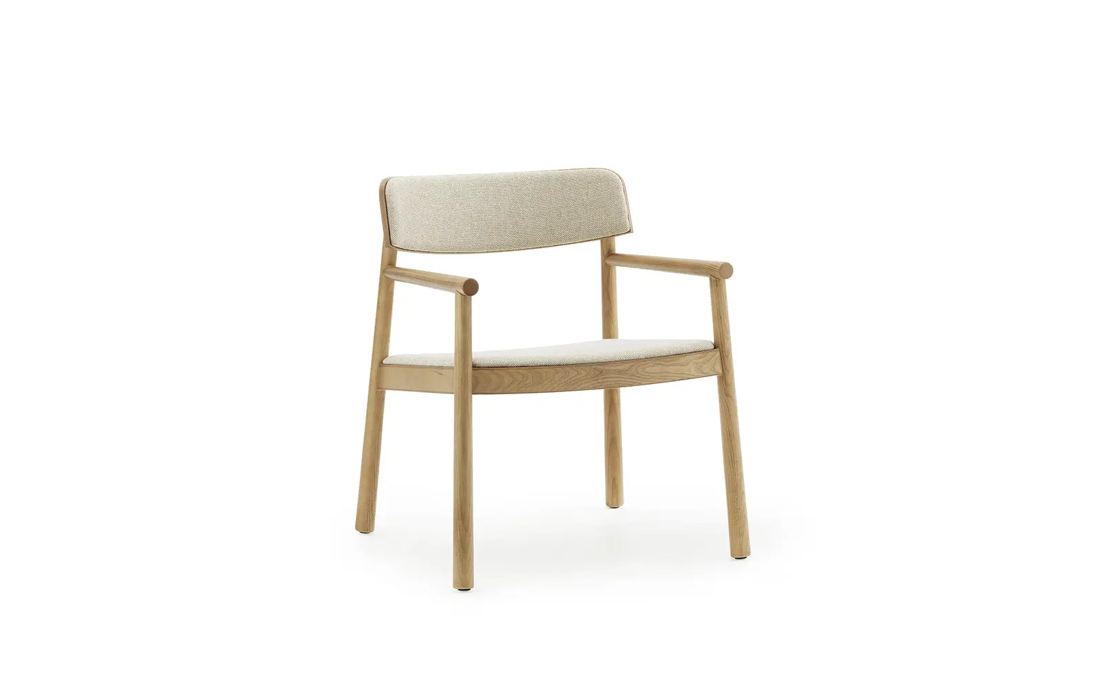 Normann Copenhagen Timb Lounge Armchair Upholstery Tan / Hallingdal 220