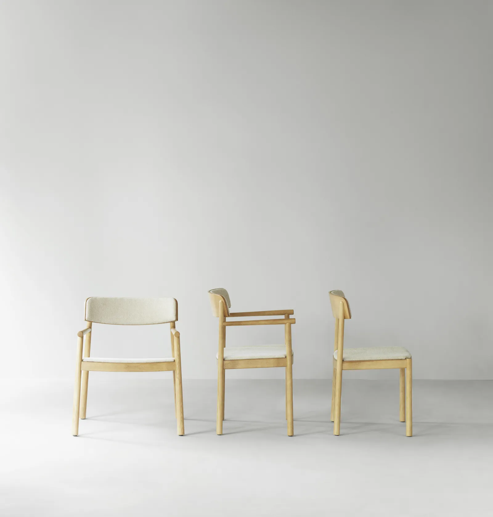 Normann Copenhagen Timb Stuhl gepolstert Tan / Hallingdal 220 – Bild 5