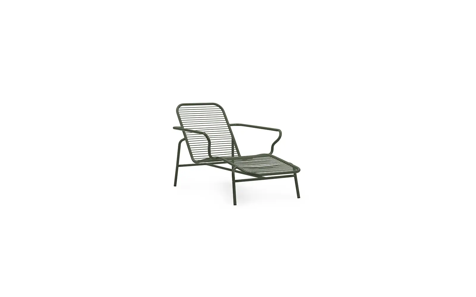 Normann Copenhagen Vig Chaiselongue Dunkelgrün