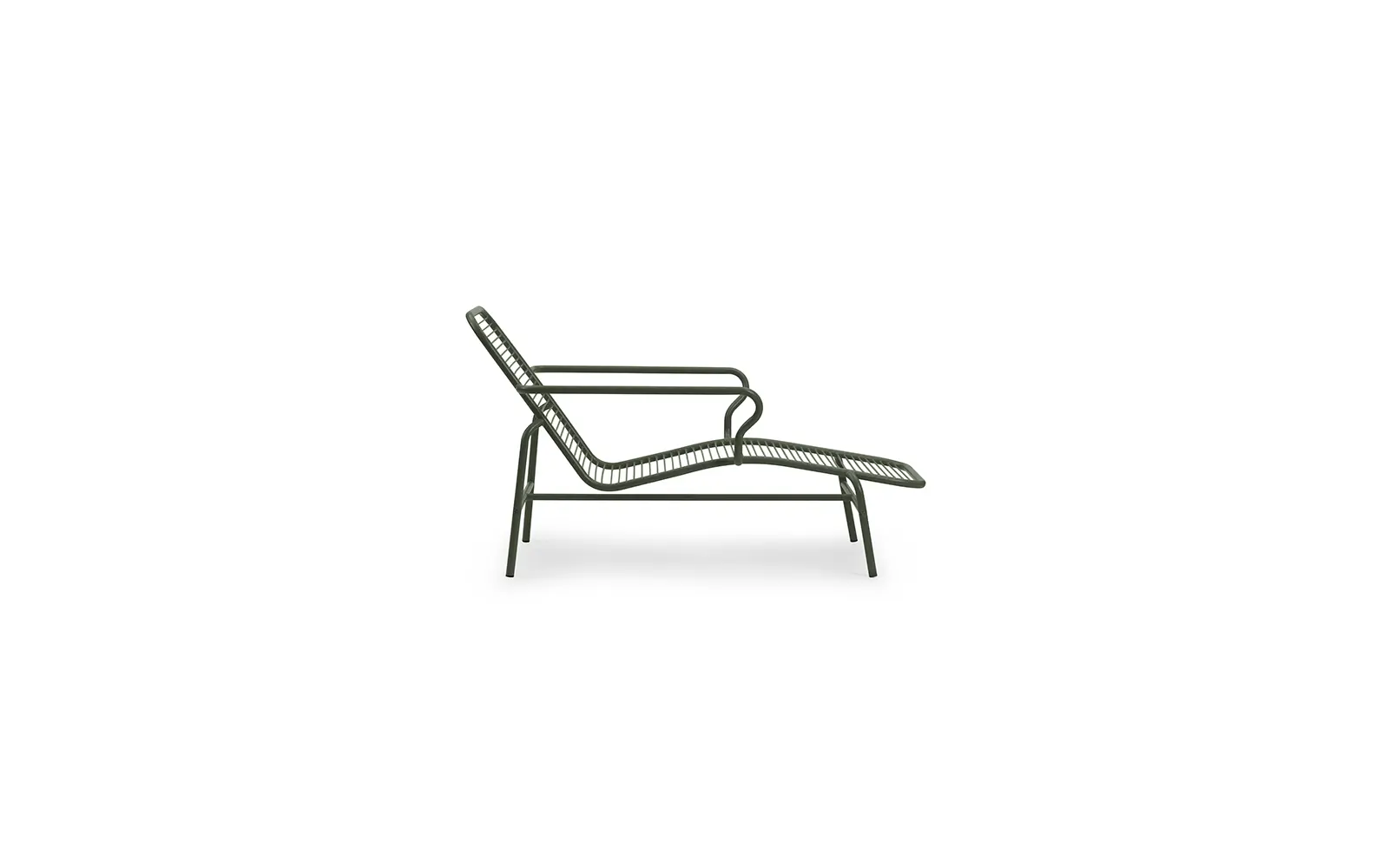 Normann Copenhagen Vig Chaiselongue Dunkelgrün – Bild 2