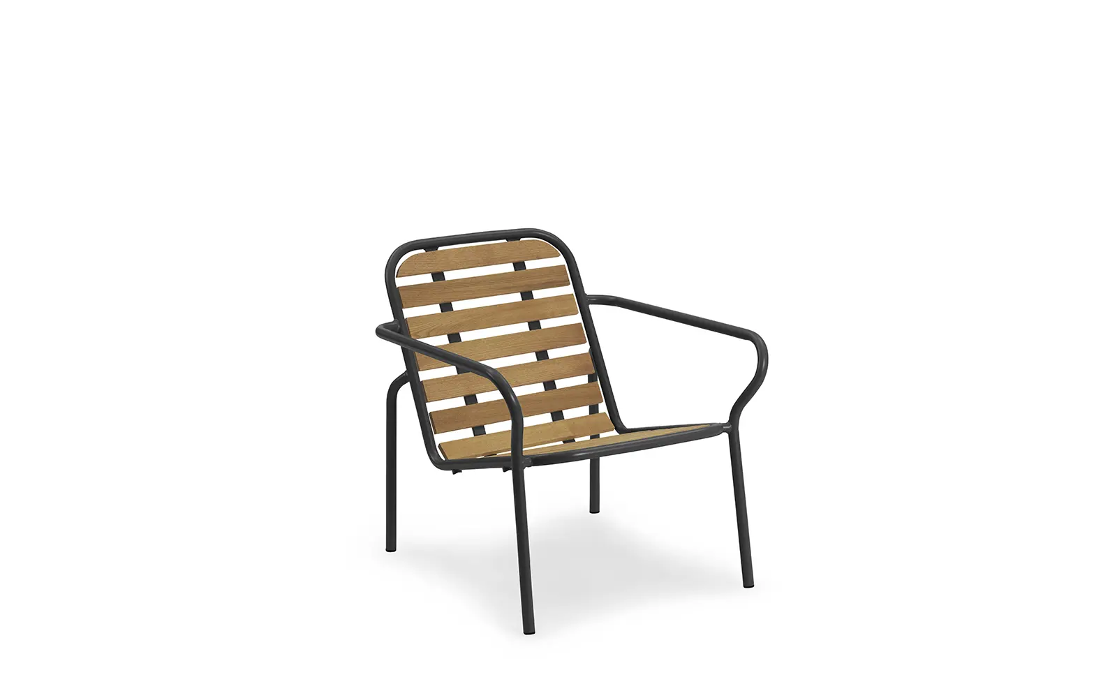 Normann Copenhagen Vig Lounge-Sessel Robinie Dunkelgrün