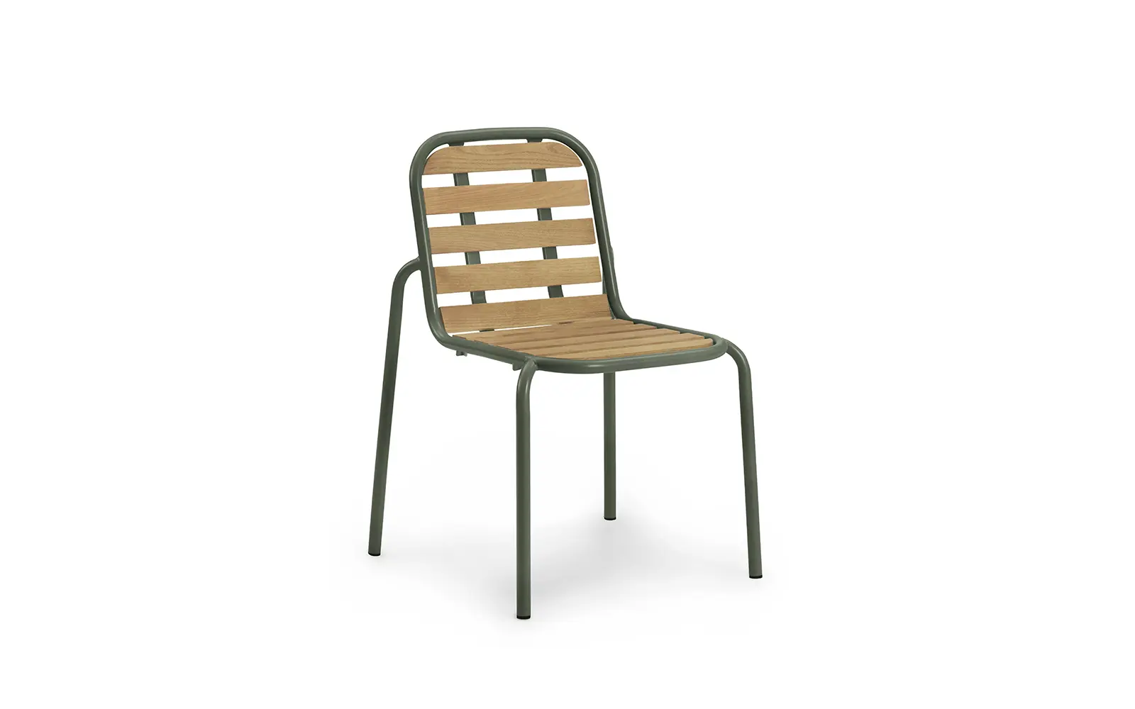 Normann Copenhagen Vig Stuhl Robinie Dunkelgrün