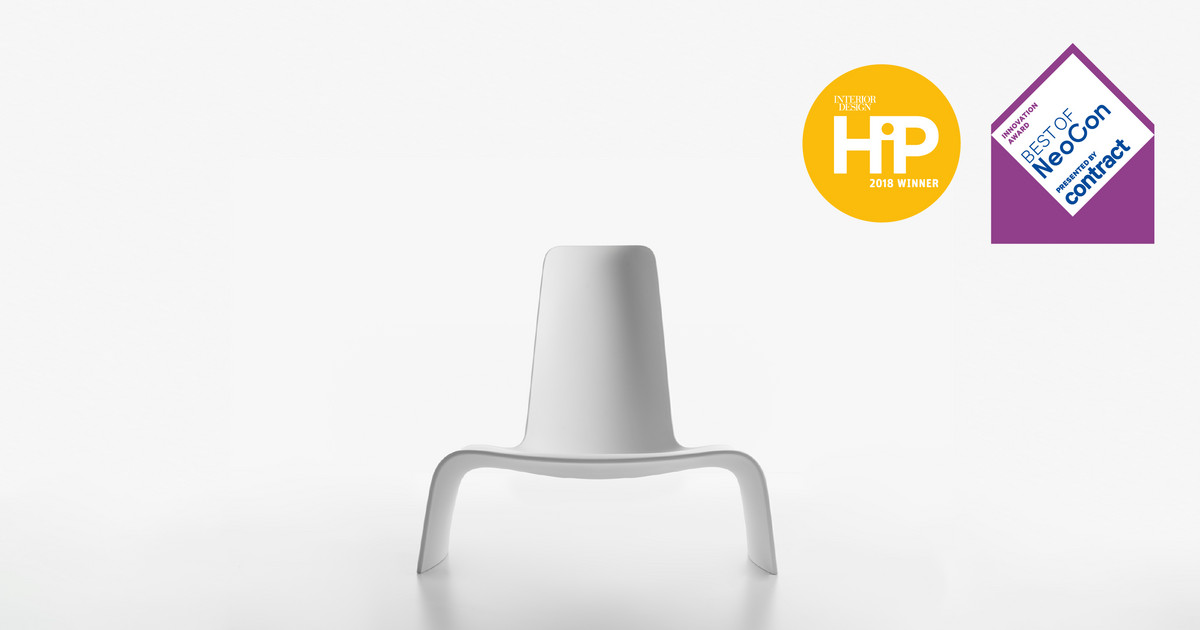 Plank LAND lounge chair wins two awards at NeoCon 2018