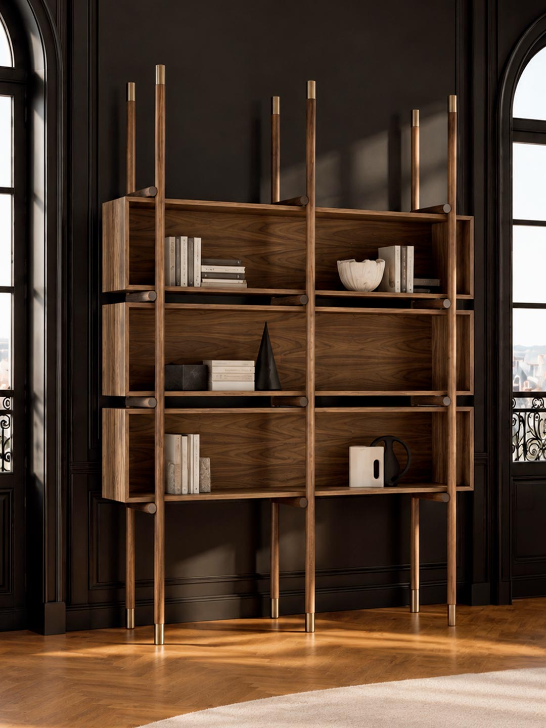 RIVA 1920 AQUA BOOKSHELF Bücherregal aus Massivholz – Bild 17